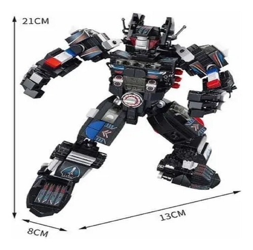 Robot Swat Mecha 12 En 1 Bloques Compatibles Lego