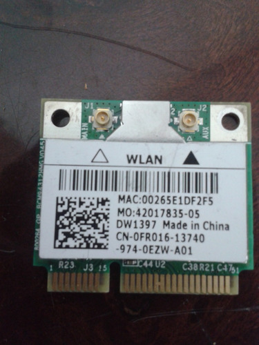 Tarjeta De Red Inalambrica Dell E5500 Broadcom Bcm94312hmg (Usado)