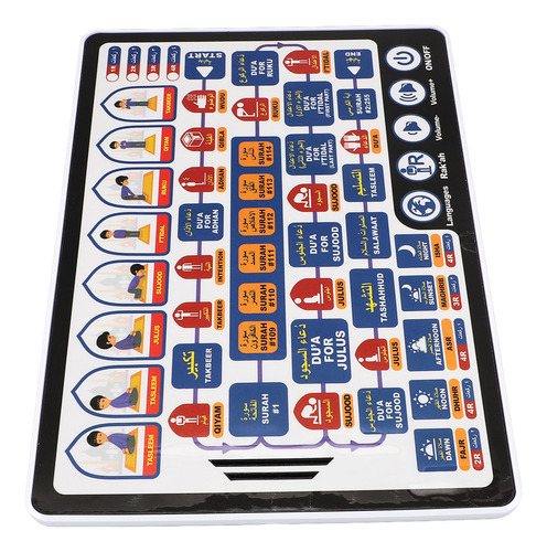 Máquina De Aprendizaje De Árabe Salah Pad, 7 Idiomas, Reprod