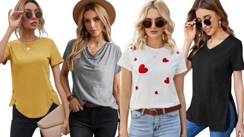 Playeras y Tops para Mujer en Walmart | Tu tienda en línea México