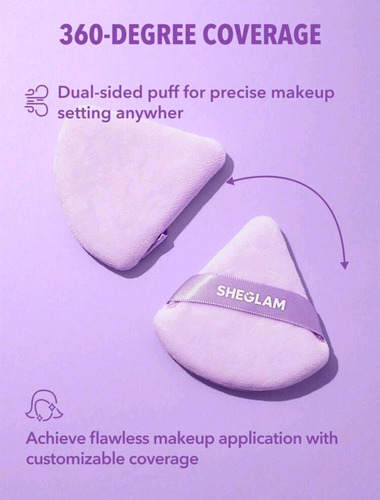 Esponja Sheglam Para Maquillaje Soplo De Polvo Insta-ready