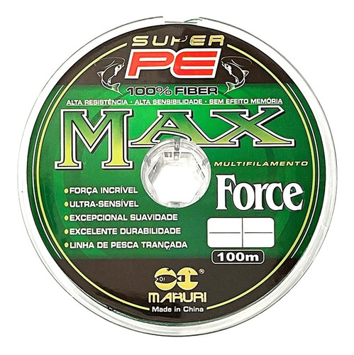 Imagem 4 de 5 de 300m Linha Multifilamento Maruri Max Force 0.14mm