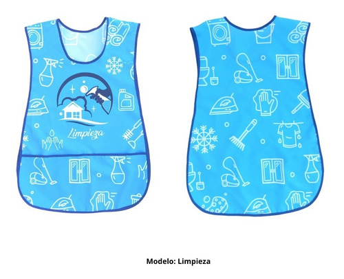 Delantal Mandil Casaca Profesiones Uniforme De Trabajo 10 Pz
