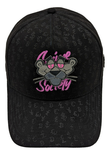 Gorra Cash Only Pantera Gris Crime Society Curve 2024 119