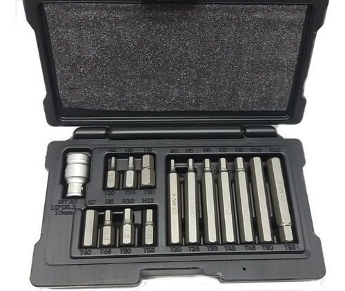 Kit Chave Allen Tipo Bit - 4 A 12 Mm / 11313 - Stels