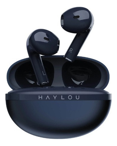 Haylou X1 2023 Audífonos Inalámbrico Bt5.3 Half In-ear Azul Color Azul Oscuro Color De La Luz Verde