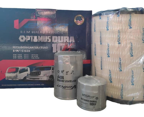 Kit Filtros Para Mitsubishi Canter Fe649 / Fe659-td / Fuso 