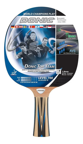 Raquete de ping pong Donic Schildkrot Top Team 700 FL (Côncavo)