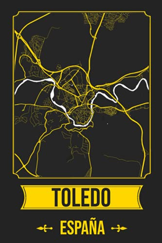 Toledo España Cuaderno: Squareious De La Ciudad De Toledo Ho