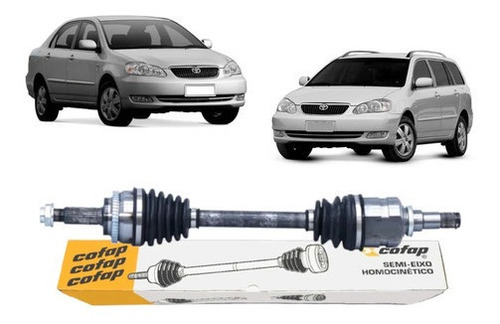 Par Semi Eixo Cofap Corolla 1.8 2004 Automático Com Abs