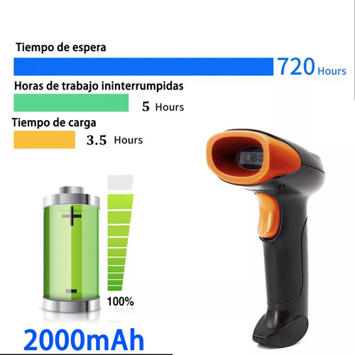 Lector Escaner Códigos Barra Qr Inalámbrico Dl B209, Ima