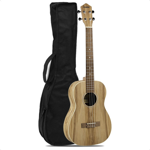 Ukelele Barítono Acustico Fresno Ash Funda Pua Profesional