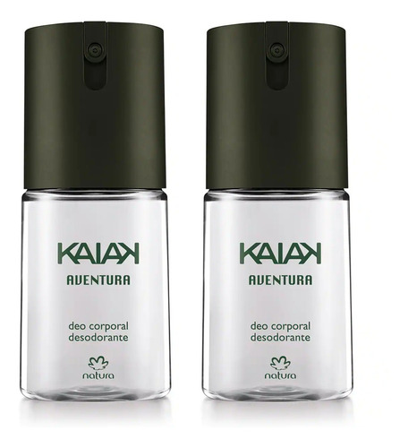 Imagem 1 de 2 de Deo Corporal Kaiak Aventura 100ml (2 Uni) - Natura