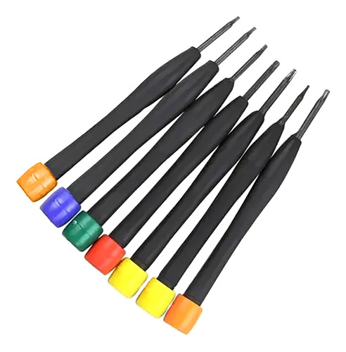 Jogo 7pcs Chave Torx Estrela Precisão T4 T5 T6 T7 T8 T9 T10