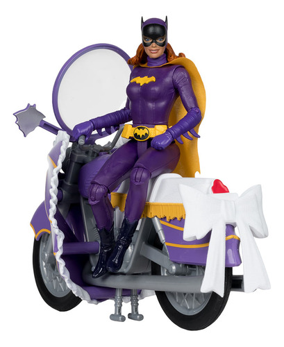 Batgirl Moto Mc Farlane 16cm Batman66 15154 Dc Coleccion