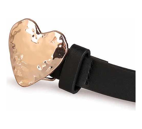Hebilla Cinturón Con Forma De Corazón, Hebilla De Moda Lujo