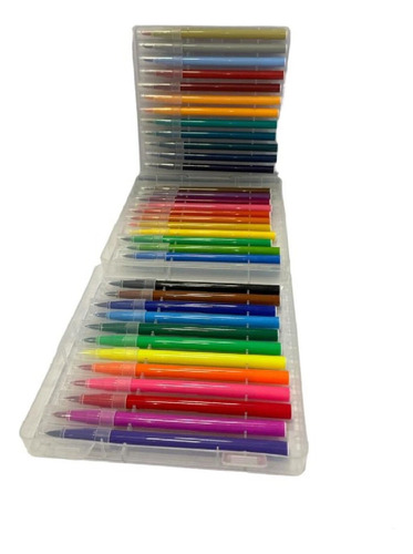 Set De Marcadores Punta Pincel X36 Colores Watercolor Pen 