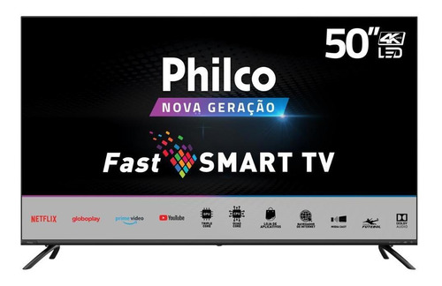 Imagem 1 de 5 de Smart Tv Philco 50 Ptv50g70sblsg 4k Led Bivolt