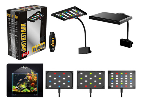 Luz Led Para Acuario De 9 W, Lámpara Usb Con Clip