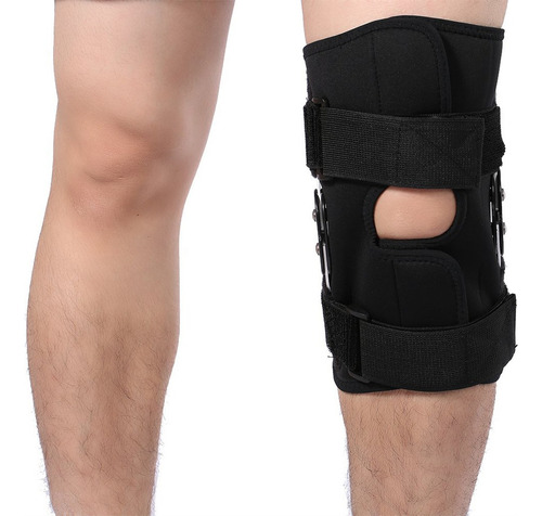 Rodillera Con Bisagras Dobles, Transpirable, Tapa Abierta, R