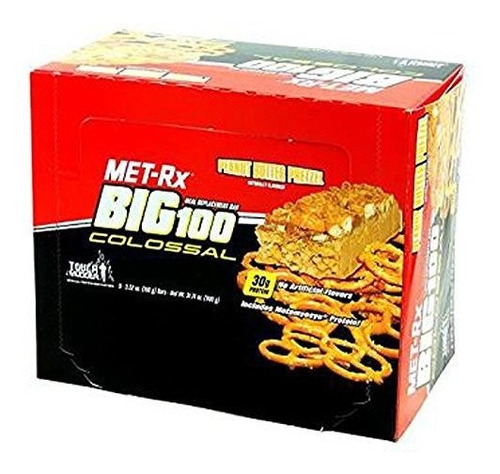 Producto De Met-rx Big100, Bar - Colossal Peanut Butter Pre