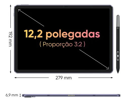 Xppen Magic Drawing Pad 12 Polegadas, Tablet Android 14 | MercadoLivre