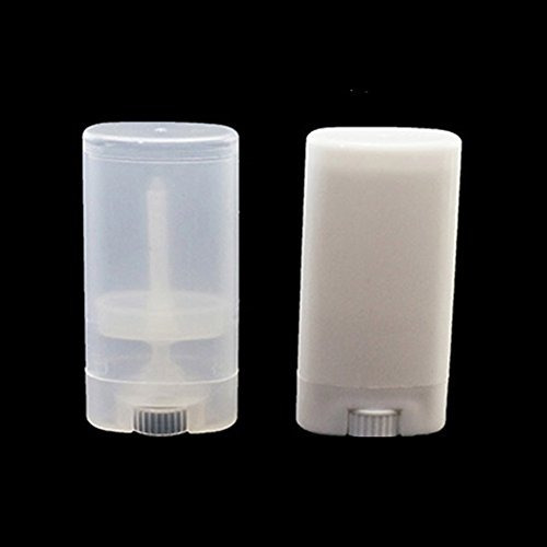 Topwel 10pcs 15ml Envases Desodorante Transparente Claro Vac