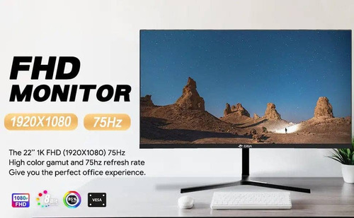 Monitor 22  75hz 1080 Full Hd