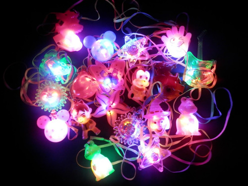 Imagen 4 de 10 de Pack Cotillon Luminoso Combo Fiesta 15 Colgantes Led