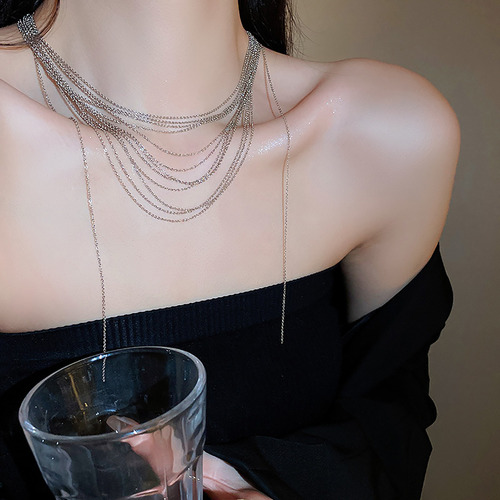 Collar De Cadena Multicapa