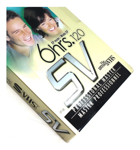 Fita De Video Cassete Svhs S-vhs Jvc St-120 S Vhs Super