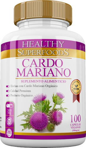 Cardo Mariano Concentrado Premium 10:1 100 Capsulas 500mg 