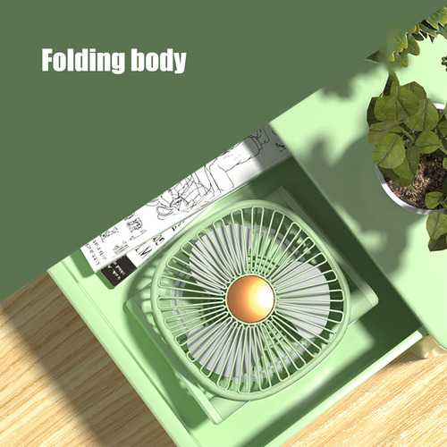 Escritorio De Oficina Con Ventilador Pequeño Plegable T Ligh