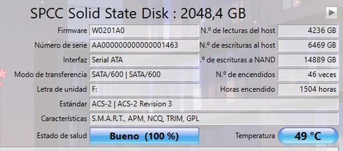 Ssd 2tb Sata - Como Nuevo 2 Meses De Uso - Silicon Power A55