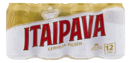 Cerveja Itaipava Pilsen lata 473ml 12 u