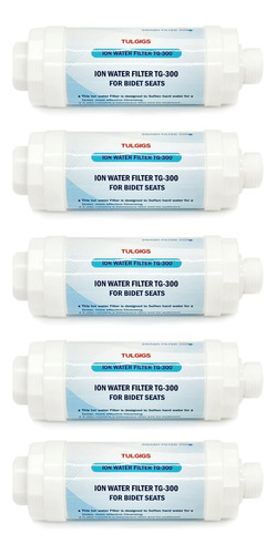 Ion Filter Tg300 - Juego De Filtros De Agua De Bidé Prémium 