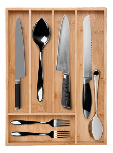 Cubiertera 38x28 Mesa Cocina Organizador Bambu 85013