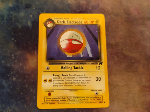 Cartas De Pokémon Dark Electrode #34 Pokemon Team Rocket Tcg