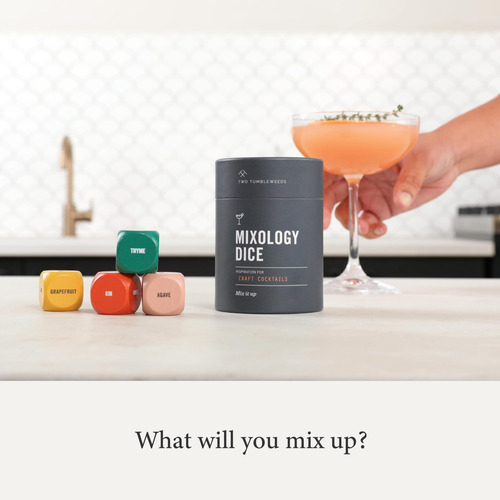 Conjunto De Nova Edição Do Mixology Dice Two Tumbleweeds Com