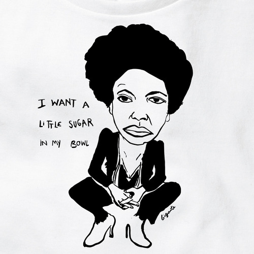 Remera De Mujer Nina Simone - 100% Algodón Pima Peruano