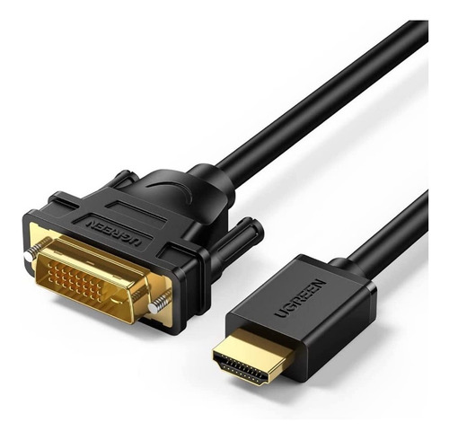 Imagen 2 de 8 de Cable Hdmi A Dvi 24+1 Ugreen Bidireccional 1.5m
