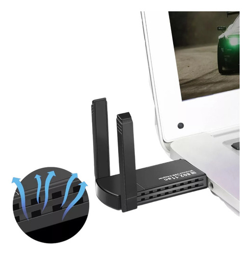 1300mbps Usb3.0 Adaptador Antena Wifi Inalámbric