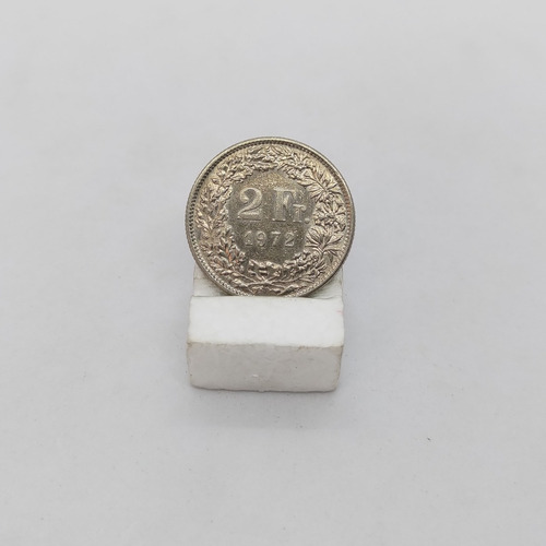 Antiga Moeda De 2 Francos Ano 1972 Suiça - 16476n (Usado)