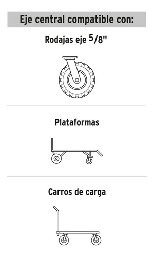 Rueda Completa P/carro T/ Yegua Imponchable 10 PuLG Truper