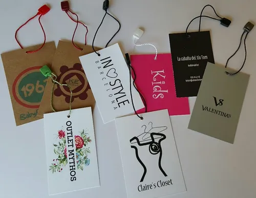 1000 Etiquetas Personalizadas Colgantes Ropa Envió Gratis