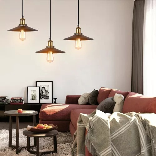 Lámparas De Techo Novzep Modernas Luz Industrial Colgant22cm