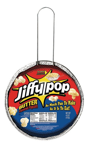 Palomitas De Sartén Jiffy Pop Mantequilla 127 Gr Importadas