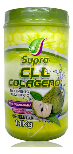 Cll Colágeno Hidrolizado Guanabana 1.1 Kg Supra.