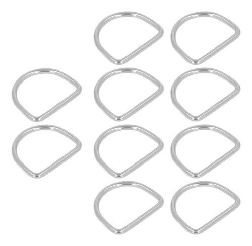 Medio Anillo, 10 Piezas, Acero Inoxidable 316 D 3 Mm, Soldad