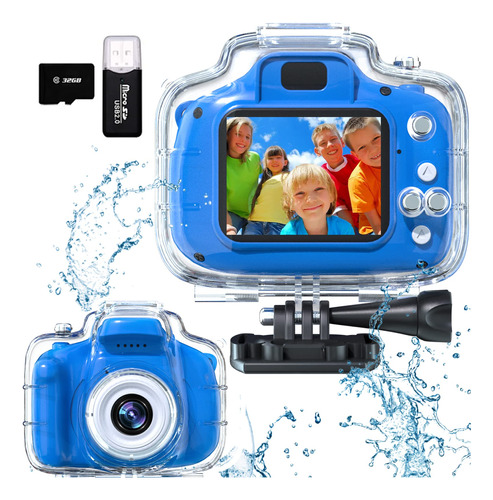 Camara Impermeable Para Ninos, Camara Submarina Para Ninos D